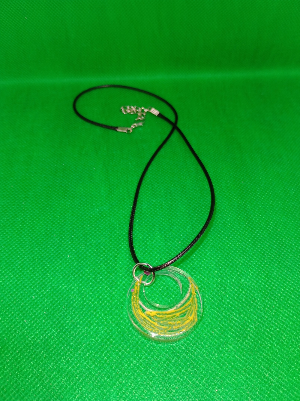 Handmade Yellow Accent  Pendant Necklace - Women Jewelry
